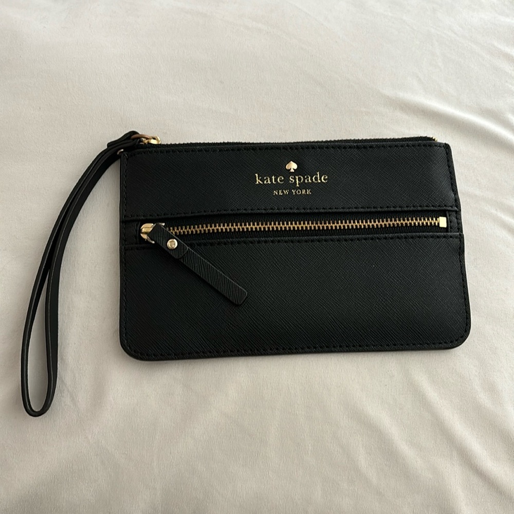 Kate Spade Black Wristlet